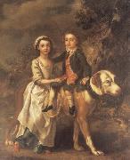 Thomas Gainsborough Portrait of Elizabeth and Charles Bedford Germany oil painting artist